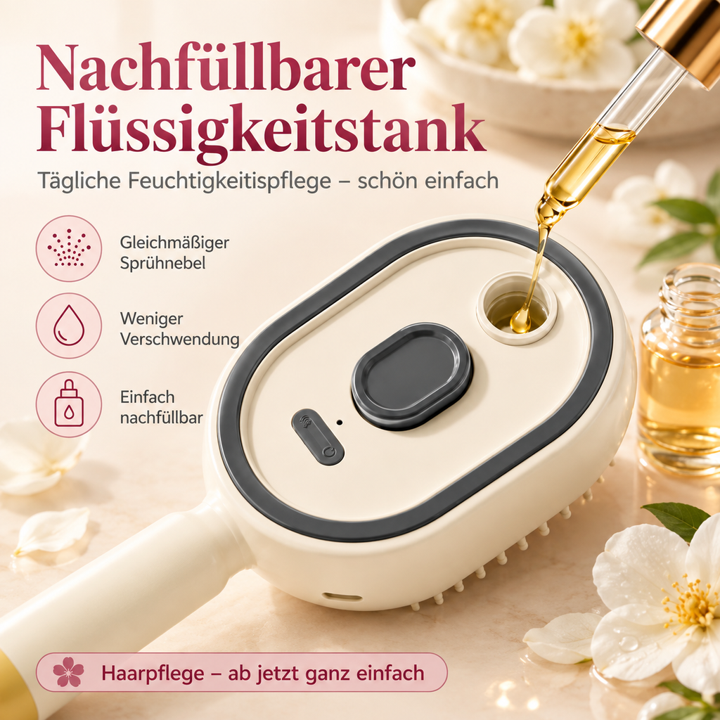 Elektrische Sprüh-Haarbürste