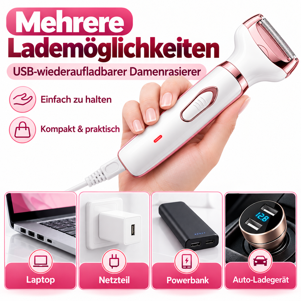 Elektrischer Vier-in-Eins Rasierer